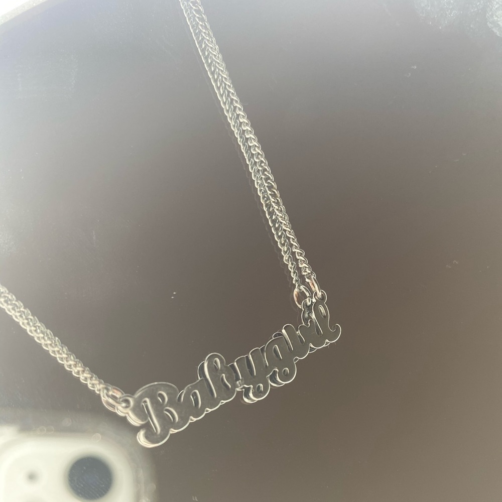 “babygirl” necklace